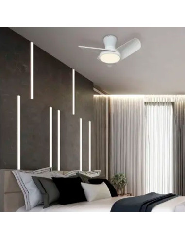 Ventilador 30W Blanco CCT 60cm Sky