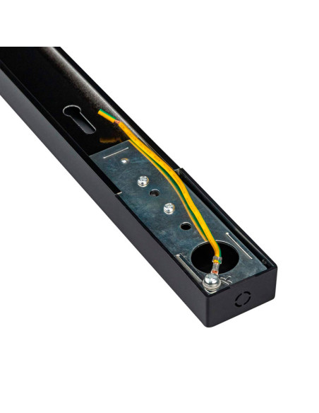 Carril Monofásico Negro x2m