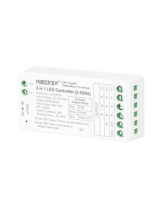 Controlador LED 3 en 1 RGB/RGBW/RGB+CCT Mi-Light 12-24V 12A 2.4GHz