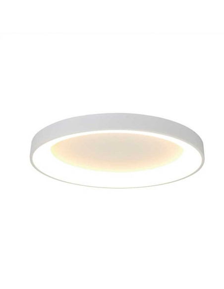 Plafón 50cm 40W CCT Niseko II blanco con mando a distancia
