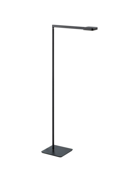 Lámpara de pie lector Finess negro mate 8W