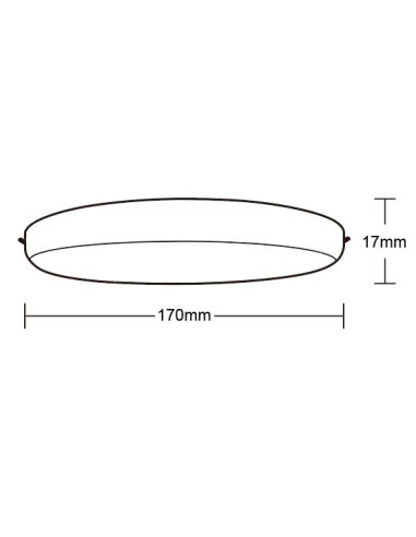 Plafón de techo ALGARVE Blanco