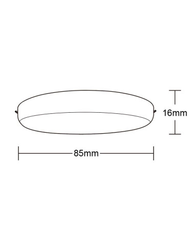 Plafón de techo ALGARVE Blanco