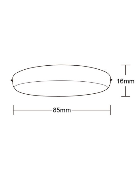 Plafón de techo ALGARVE Blanco