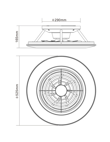 Ventilador de Techo ALISIO MINI
