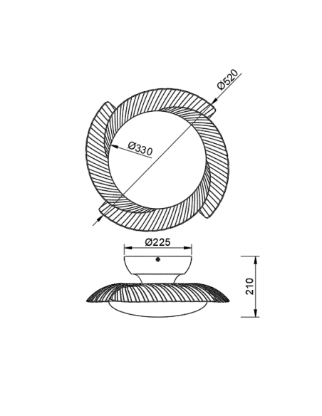 Ventilador de Techo ALOHA