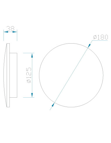 Aplique de Pared BORA BORA