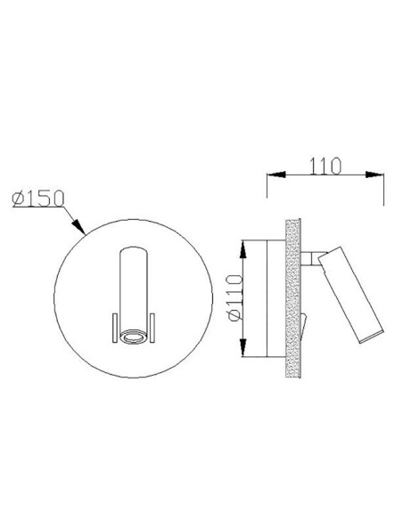 Aplique de Pared CAYMAN