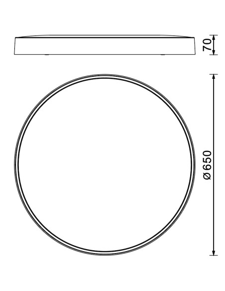 Plafón de techo CUMBUCO II