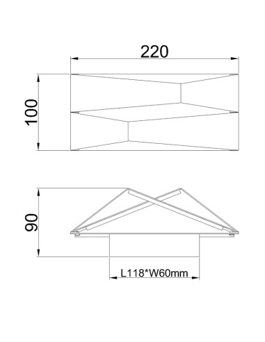 Aplique de Pared FUJI