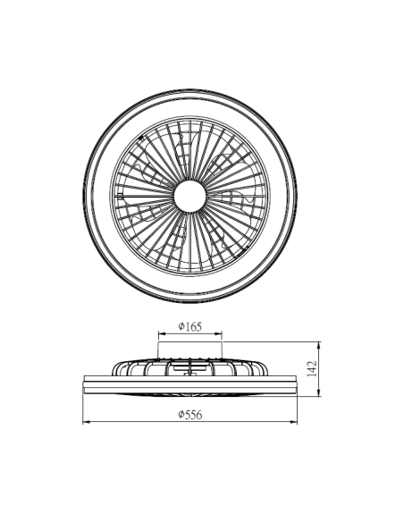 Ventilador de Techo GAMER