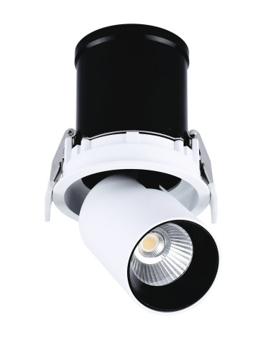 Empotrable Downlight GARDA Blanco y Negro