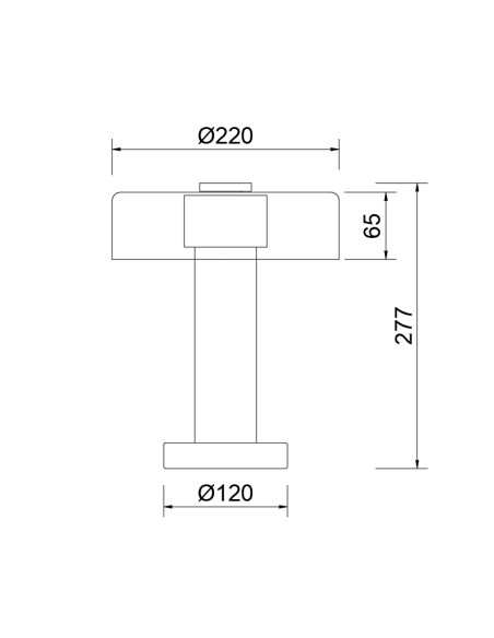 Lámpara de sobremesa GIN para GU10