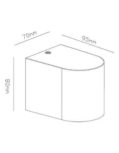 Aplique de Exterior KANDANCHU para GU10