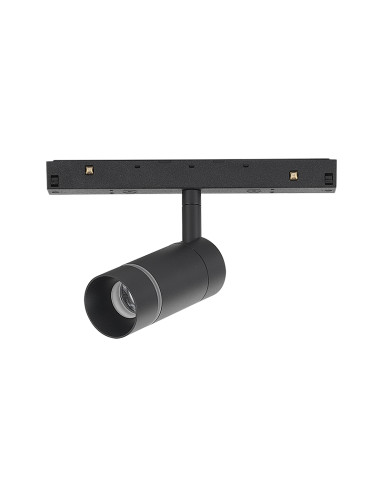 Foco para carril magnético MAGNETO Negro