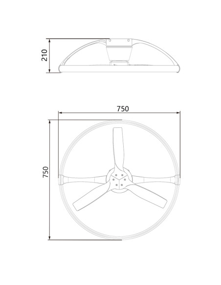 Ventilador de Techo NEPAL MINI