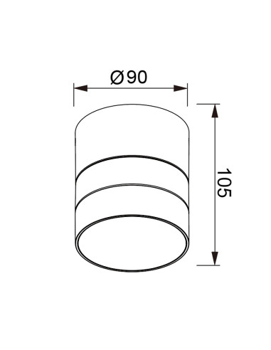 Aplique de Exterior SALER para GX53