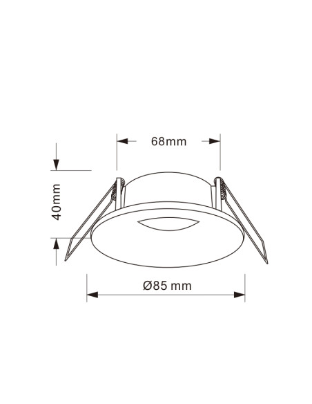Empotrable Downlight TAVIRA para GU10
