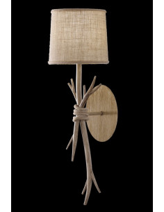 Aplique de Pared SABINA Madera para E27