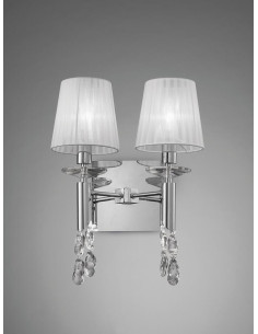 Aplique de Pared TIFFANY Cromo para E14