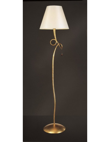 Lámpara de pie PAOLA Oro para E27