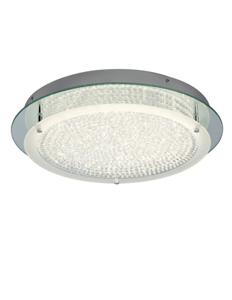 Plafón de techo CRYSTAL LED Cromo