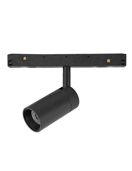 Foco para carril magnético MAGNETO Negro