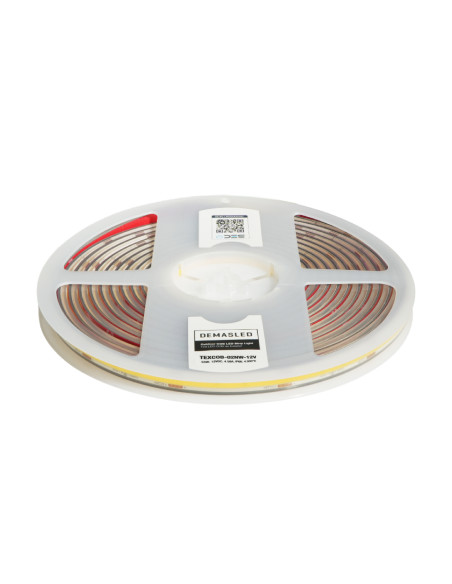 Tira LED COB 12V 11W/m 1012lm/m 480 LEDs/m 8mm IP68, 5m