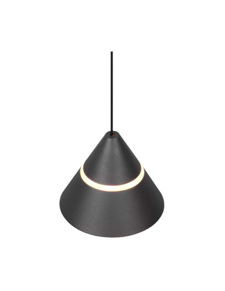 Colgante 70W metal negro CCT romeo