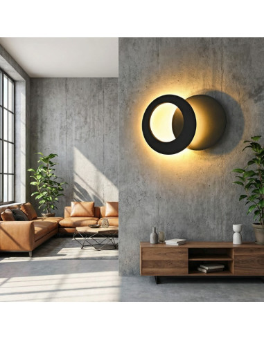 Aplique de Pared TORONTO Negro