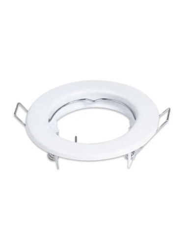 Pack 3 und Aro Foco empotrado Fijo blanco 8cm Lampara GU10 y MR16