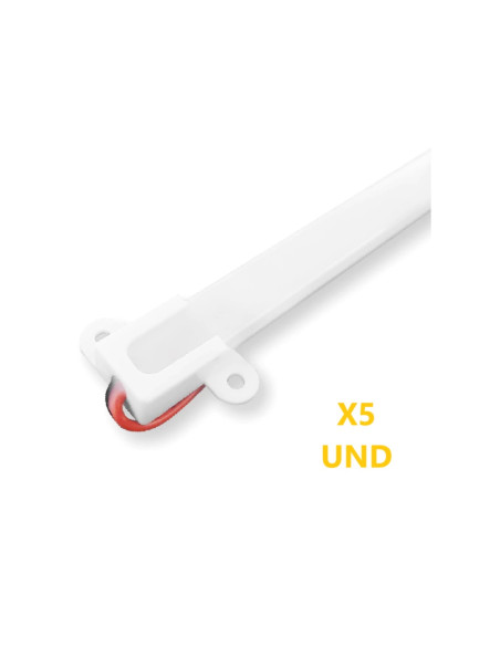 5 unid. Barra LED Rígida SMD2835 para armario cocina, estanterías, 220V 6.5W 50cm