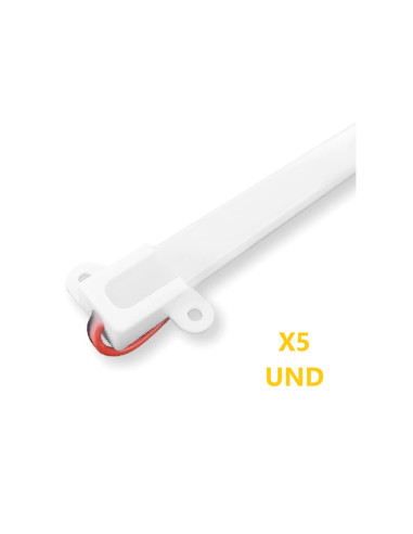 5 unid. Barra LED Rígida SMD2835 para armario cocina, estanterías, 220V 12W 1m