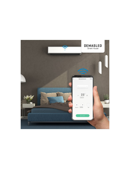 Pack de 2 und Control Remoto WiFi Infrarrojos Inteligente Para TV, Aire acondicionado APP Alexa, Google Home - Negro