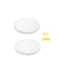 Pack por 2 und Foco LED Downlight Plafon redondo AJUSTABLE de 17cm 18W 1620lm Neutro, Empotrar
