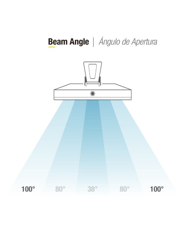 Pack x 2 und Proyector Exterior LED para 50W 4250lm Blanco Frio 6500K, 220V
