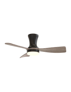 Ventilador de Techo con Luz LED CCT 920x265mm Madera Oscura 22W con Control Remoto AC100-240V I