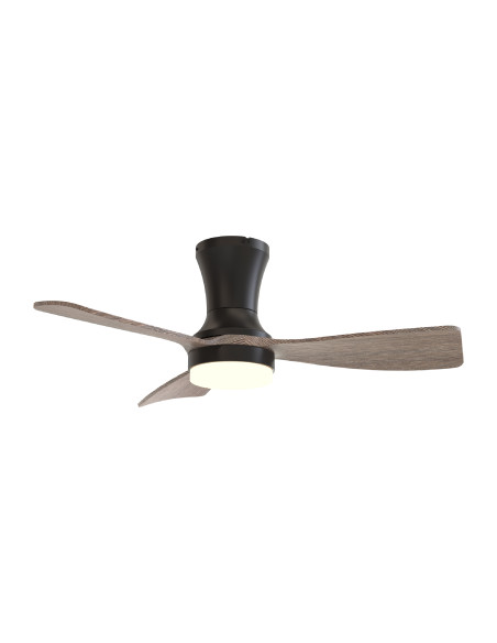 Ventilador de Techo con Luz LED CCT 920x265mm Madera Oscura 22W con Control Remoto AC100-240V I