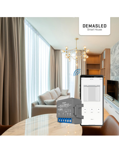 Módulo Smart Switch Wifi para cortinas 1A 220V 2.4GHz