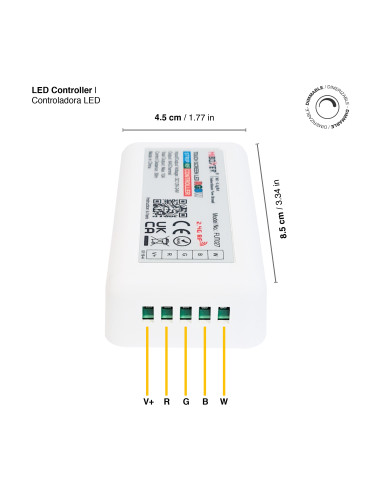 Kits Controlador RGBW Manual y Automático Mi-Light 2.4GHz