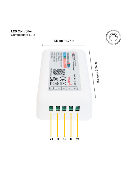 Kits Controlador RGBW Manual y Automático Mi-Light 2.4GHz