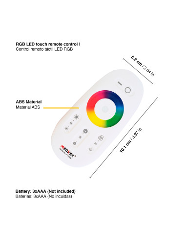 Kits Controlador RGBW Manual y Automático Mi-Light 2.4GHz