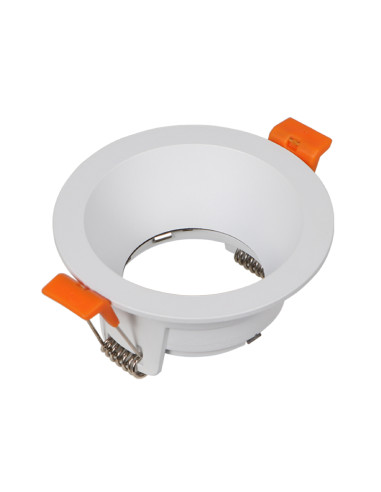 Spot Blanco Fijo sin soporte para lámpara GU10 ø90mm