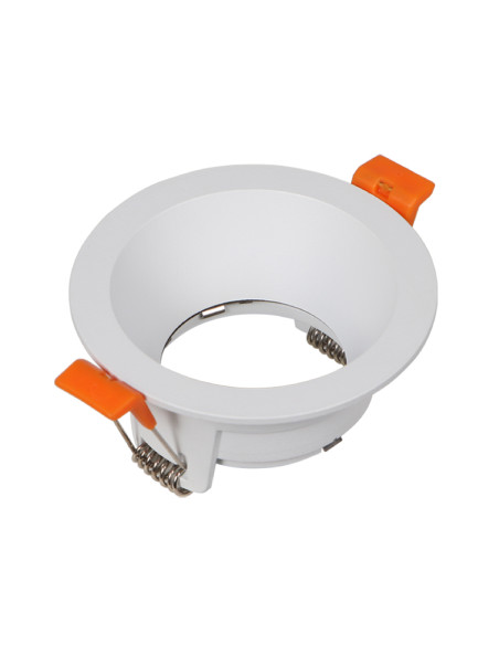 Spot Blanco Fijo sin soporte para lámpara GU10 ø90mm