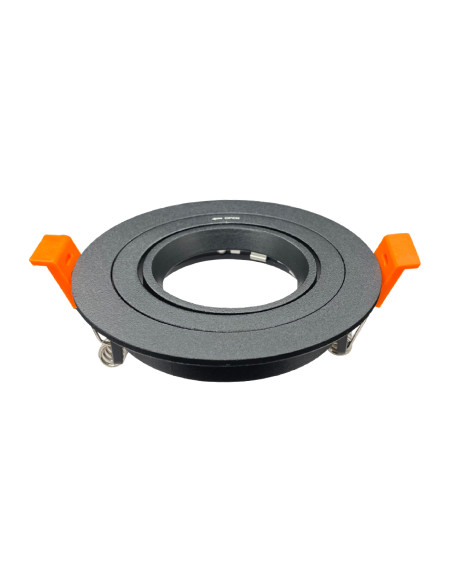 Spot Negro Ajustable sin soporte para lámpara GU10 ø91mm