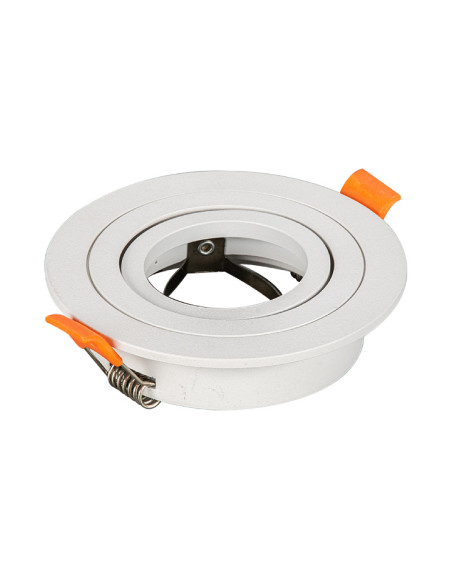 Spot Blanco Ajustable sin soporte para lámpara GU10 ø91mm
