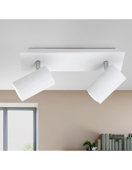 Regleta 2 luces para GU10 Blanco Marley