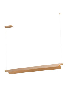 Lámpara colgante LED 22W 3000-5700K dorado con reflector móvil