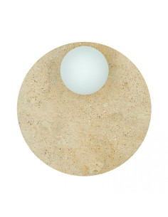 Aplique de pared 1xG9 LED 5W Piedra Natural y Cristal Opal