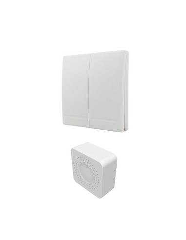 Tecla inalámbrica 2 efectos y Smart switch wifi y RF 2 efectos